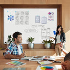 Maxtek White Board Dry Erase 72 x 48, Magnetic Dry Erase Whiteboard for Wall 6' x 4' Wall-Mounted Aluminum Frame Versatile Presentation Marker Board with a Long Pen Tray for Classroom, Office & Home