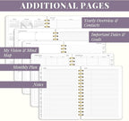 2026 Planner 8.5 x 11, Large Weekly Monthly Planners with Tabs, A4 Spiral Bound Daily Calendar 2026 Planner, 12 Month Agenda from Jan. to Dec., Flexible Cover Appointment Book(Color Butterfly)