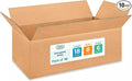 Medium Shipping & Moving Boxes 18x8x6 inches (10-Pack) - Extra Strength 200 lb vs Regular - Corrugated Packing Boxes for USPS/UPS/FEDEX - Cardboard Box for Moving - Carton Box by IDL Packaging