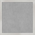Amanti Art Silver Framed Magnetic Board 13x13 X-Small Vision Board for use with Magnets, 100% Metal Sheet to Display Items as Office Decor or for Home Organization in mudroom, Kitchen or Kids Room