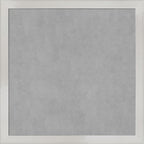 Amanti Art Silver Framed Magnetic Board 13x13 X-Small Vision Board for use with Magnets, 100% Metal Sheet to Display Items as Office Decor or for Home Organization in mudroom, Kitchen or Kids Room