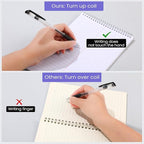 Cholemy 30 Pcs 30 Pcs Spiral Steno Pads 6 x 9 Inches 120 Pages Spiral Notepads Steno Books Ringed Paper Ruled Paper Assorted Color Notebook for Office School Supplies (Multicolor)