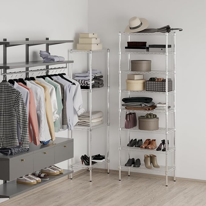 Regal Altair 14" Deep x 30" Wide x 86" Height Wire Shelving Kit | 8-Tier | NSF Commercial Storage Rack Unit