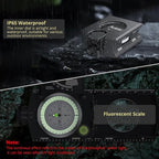 Anbte Compass Hiking Survival, IP65 Waterproof Metal Compass with Sighting Clinometer and Carry Bag, Multifunctional, Professional, for Camping Hunting Hiking Navigation