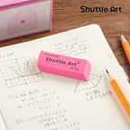 Shuttle Art Pink Erasers, 200 Pack Bulk for School, Office, Latex-Free Soft Erasers for Kids, Teachers as School Supplies