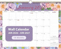 2026 Wall Calendar, Monthly Wall Calendars, Jan 2026 - Jun 2027, Desk Planner (8.5" x 11"), Hanging for Home, School, Office Supplies