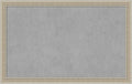 Amanti Art Silver Framed Magnetic Board 28x44 Large Vision Board for use with Magnets, 100% Metal Sheet to Display Items as Office Decor or for Home Organization in mudroom, Kitchen or Kids Room