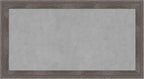 Amanti Art Grey Framed Magnetic Board 15x27 Small Vision Board for use with Magnets, 100% Metal Sheet to Display Items as Office Decor or for Home Organization in mudroom, Kitchen or Kids Room