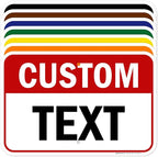 Custom Sign, Custom Sign for Business, Indoor/Outdoor use. 12x18 Inches, Rust Free .063 Aluminum, Fade Resistant, Made in USA by My Sign Center (Header)