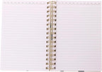 Graphique Hardbound Spiral Journal | Polka Dot Design | Premium Paper | Notebook | Diary | Lists | Record Month and Date | Great Gift | 160 Ruled Pages | 6.25” x 8.25”