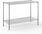 Regal Altair 21" Deep x 48" Wide x 34" Height Wire Shelving Kit | 2-Tier | NSF Commercial Storage Rack Unit
