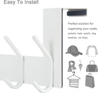 WEBI Over The Door Hooks for Clothes:Door Hanger,Over The Door Towel Rack,Door Coat Hanger Door Coat Rack for Hanging Towels,Hats,Behind Back of Bathroom,Bronze,2 Packs