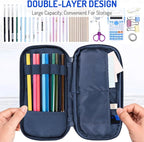 Fitvc Large Pencil Case for Boys,Gamer Boys Pencil Pouch for Kids Teens School,Large Capacity Pen Box Marker Organizer for School