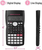 Mr. Pen- Scientific Calculators Bulk, 24 Pack, 2 Line, 240 Functions, 12 Digit Math Calculator Scientific with Protective Hardcover
