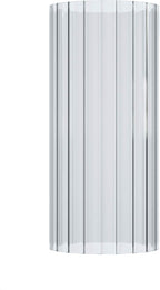 Sunwo Glass Shade Straight Cylinder Glass Lamp Shade Replacement with Multiple Effects (Stripe Straight Cylinder)