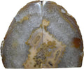 Nature's Decorations Natural Agate Bookends – A+ Grade Geode Heavy Duty Decorative Stone Crystal Book Ends for Shelves & Bookcases, Polished Bookshelf Decor, 1 Pair 6-8Lbs