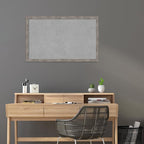 Amanti Art Silver Framed Magnetic Board 27x43 Large Vision Board for use with Magnets, 100% Metal Sheet to Display Items as Office Decor or for Home Organization in mudroom, Kitchen or Kids Room