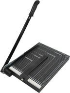 TEXALAN Precision Paper Cutter for A4/B5/A5/B6/B7, 10x13 inches, 70GSM Capacity, Metal Base Black