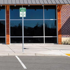 SmartSign 18 x 12 inch “Reserved Parking” Custom Metal Sign - Add Text, 63 mil Aluminum, 3M Laminated Engineer Grade Reflective Material, Green and White, Made in USA
