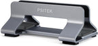 Psitek Aluminum Vertical Laptop Stand Dock Holder, Adjustable Slot Width 12-42mm, Space-Saving Upright Storage for MacBook and Laptops