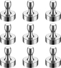 BTLIN Heavy Duty Fridge Magnets Extra Strong, Large Magnetic Push Pins for Kitchen Refrigerator Whiteboard Bulletin Board Office (18x22mm) 9Pack