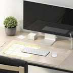Eisdroma 18 x 72 Inch Table Cover, 1.5mm Thick Plastic Desk Mat and Protector for Clear Top Desks