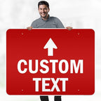 Custom Arrow,Custom Directional Sign, Up Arrow,36x48 Inches, Reflective, Rust Free DiBound, Fade Resistant, Made in USA by My Sign Center