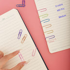 Ufmarine Colored Paper Clips, 480 Pcs Medium Paper Clips 1.3 inch for Office
