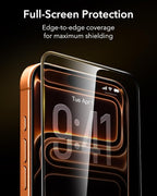 ESR Accessory Glass by Corning™ 3 Pack 9H+ Glass for iPhone 17 Pro Screen Protector, with AR Anti-Reflective Technology, Military Grade Shatterproof & Durable with UltraFit Tray
