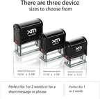 Laoife Custom Stamp Self Inking - 4-Line Personalized Address Stamps | US-Made Return Address Labels | Replaceable Ink & Multi-Scene Use, Small