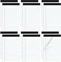 Thboxes 12 Pack Legal Pad 5x8, 360 Sheets Small Note Pad College Ruled Writing Pad Perforated Notepad for School, Office, To-Do Lists Grocery List Shopping List, 30 Sheets White