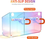 BEYGORM Magnetic Dry Erase Marker Holder for Whiteboard,Non-slip Acrylic Magnet Pen Holder for Fridge Refrigerator,Locker Organizer for Work,Locker Accessories,Pencil Cup for Desk(Colorful)