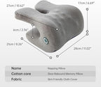 xiaomubiao Headrest Office Chair Neck Pillow Ergonomic Memory Foam Desk Pillow for Napping, Headrest Attachment for Office Chair,Neck Support Pillow Chair for Car, Office, Gaming