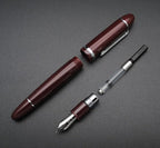 JINHAO X159 Fountain Pen (EF Nib 0.38mm, Wine Red with Silvery Clip)