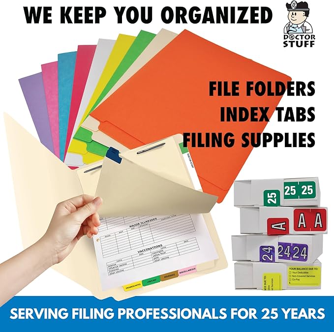 Doctor Stuff - File Folder Labels, Terminal Digit Filing, Consecutive Double Digit Numbers 90-99, Barkley FDDBM Match - BXDM Series Chart Stickers, Orange, 1" x 1-1/2", 500/Roll