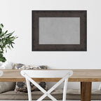 Amanti Art Black Framed Magnetic Board 17x23 Small Vision Board for use with Magnets, 100% Metal Sheet to Display Items as Office Decor or for Home Organization in mudroom, Kitchen or Kids Room