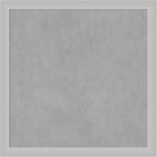 Amanti Art Silver Framed Magnetic Board 27x27 Medium Vision Board for use with Magnets, 100% Metal Sheet to Display Items as Office Decor or for Home Organization in mudroom, Kitchen or Kids Room