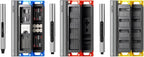 HOTO SNAPBLOQ 3-in-1 Mini Tool Kit for DIY & Craft Projects, Drill Pen, Rotary Tool & Precision Screwdriver with Magnetic Modular System, 114 Accessories for Jewelry Making, Model Craft & Creative Han