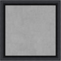 Amanti Art Black Framed Magnetic Board 23x23 Medium Vision Board for use with Magnets, 100% Metal Sheet to Display Items as Office Decor or for Home Organization in mudroom, Kitchen or Kids Room