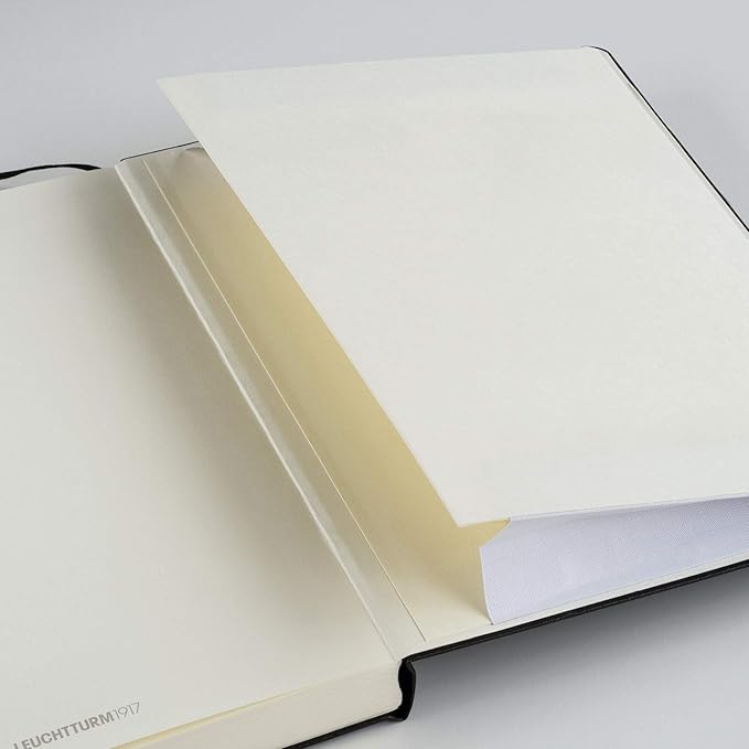LEUCHTTURM1917 - Notebook Hardcover Master Classic A4+ - 235 Numbered Pages for Writing and Journaling (Black, Dotted)