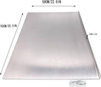 BILLAMB Stainless Steel Cutting Boards for The Kitchen, Suitable for Meat, Fruits, Vegetables, Bread, and Baking Large-sized Cutting Boards (90 x 58cm/35.5 x 22.8 in)