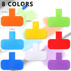 50 Pieces Cable Labels Multi Color Cord Wire Labels, Cable Tags and Wire Tags for Management and Classify for Electronics, Computers and More(Classic Style)