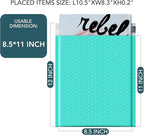 Metronic 6000 Pack Bubble Mailer 8.5x12 Inch Teal Full Pallet Usable Size 8.5x11" Waterproof Padded Envelopes Bubble Mailers Cushioning for Shipping,Jewelry Makeup Supplies,Gift Packaging Bulk