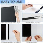 Office Desk Accessories 2pcs Multifunction Computer Monitor Memo Board - Transparent Computer Side Panel Memo Creative Monitor Side Panel Suitable for Office Home Desktop