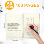 Pasimy 15 Pcs Bulk Spiral Notebook, College Ruled Spiral Bound Notebooks Journals 8.3 x 5.5 Inch, 15 Pastel Color Journals School A5 Writing