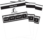 Navy Penguin Easel Pad 23x32-3 Pack (75 Sheets) - Flip Chart Paper, 25 Sheets/Pack, Plain White, Poster Flipchart 100 gsm - Large Drawing Pad for Home, Office, Craft, Art, Presentation
