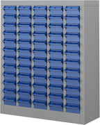 Exerock 60 Drawer Tool Storage Cabinet with ABS Drawers, Bolt and Nut Organizer Parts Box, Hardware Shelving Unit for Garage and Workshop