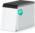 AILZFEI 720 Sheets Legal Pads 8.5 x 11 College Ruled White Paper Note Pads 24 Pack Clear Print Writing Pads 8x11 Legal Pads Narrow Ruled Pads of Paper