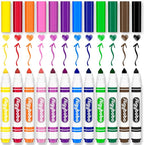 Aigybobo 192 Count Washable Markers Bulk, 12 Assorted Colors, Broad Line Conical Tip Coloring Marker for Kids, Markers Bulk Pack for Classroom, School Art Supplies & Back to School Supplies