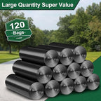 55-60 Gallon Black Trash Bags 120 Count - 40''x53'' Extra Large 50+ Gallon Garbage Bags,Unscented Strong Huge Can Liners for Construction Industrial Yard Outdoor Commercial